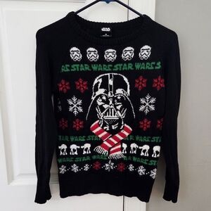 Star Wars Black Darth Vader Ugly Christmas Sweater